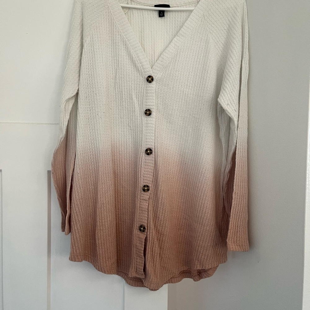 Torrid Cream Textured Knit Sweater